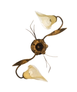 Onli Bronzo Plafoniera 2 Luci "Alga" E14